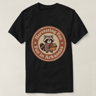 T-shirt Plaisir vintage dans la récolte de ratons laveurs 