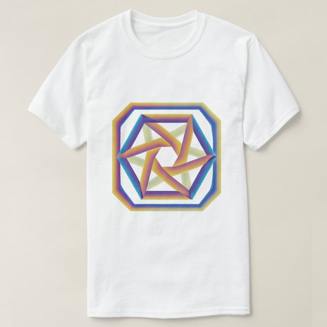 T-shirt Plake 64 et les Hexagrams (Design devant)