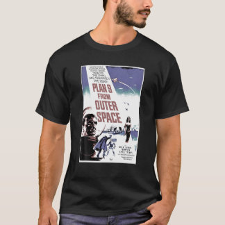 T-shirt PLAN 9 À PARTIR DE L'ESPACE Vidéo poster chemise V