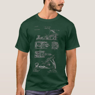 T-shirt Plan à main Dessin de brevet 16 août 1889