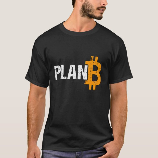 T-shirt Plan B Bitcoin Cryptomonnaie (Devant)