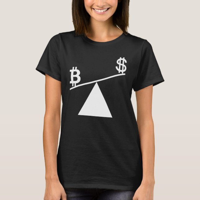 T-shirt Plan Bitcoin B Temps Pour Plan B Accepter Moyenne  (Devant)
