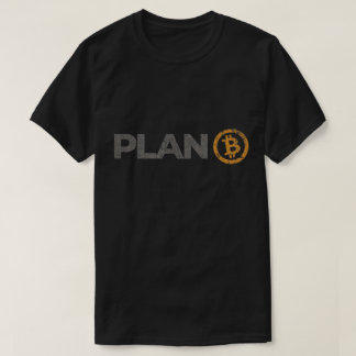 T-shirt Plan Bitcoin de conception crypto