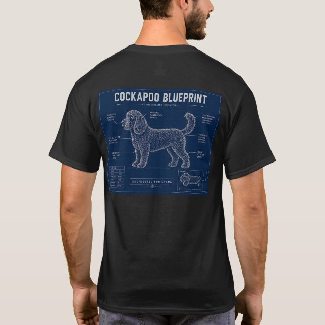 T-Shirt Plan de Cockapoo – Cadeau drôle pour propr (Dos)