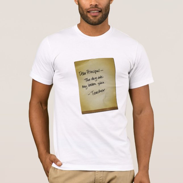 T-shirt Plan de cours (Devant)