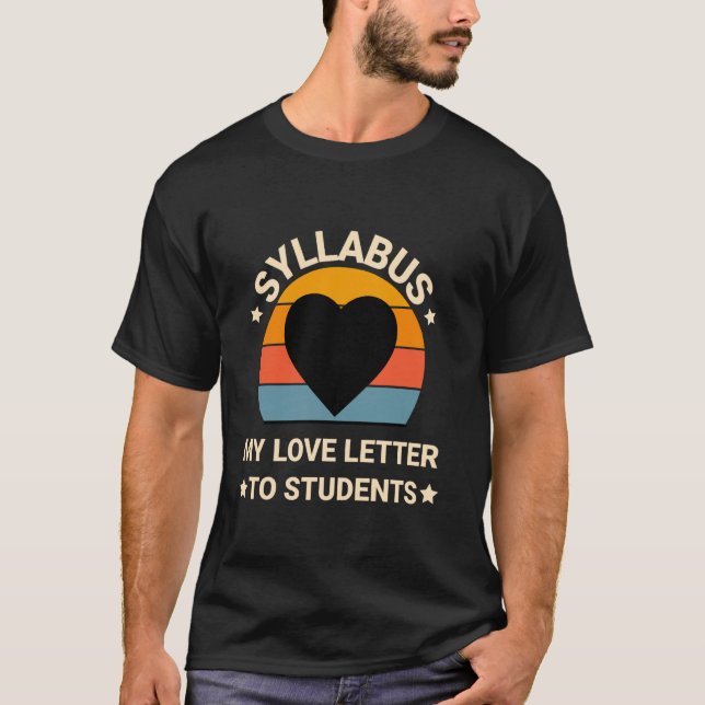 T-SHIRT PLAN DE COURS PROFESSEUR ENSEIGNANT  1 (Devant)