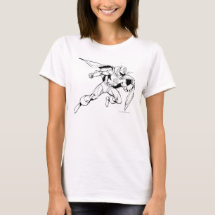 T-shirt Plan de la Tornade rouge