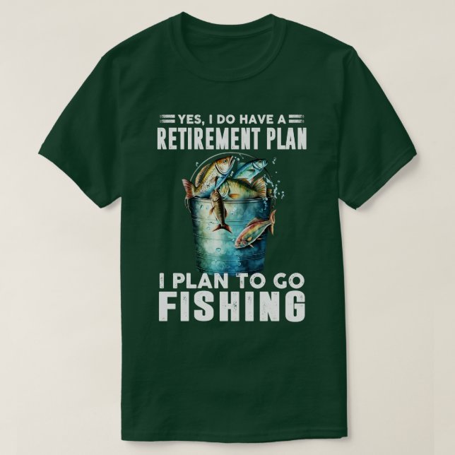 T-shirt Plan de pêche (Design devant)