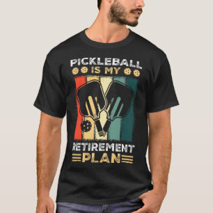 T-shirt Plan de retraite de Pickleball.