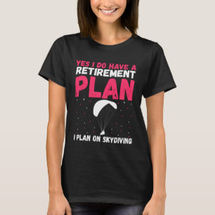 T-shirt Plan de retraite du parachutisme sportif Parachuti