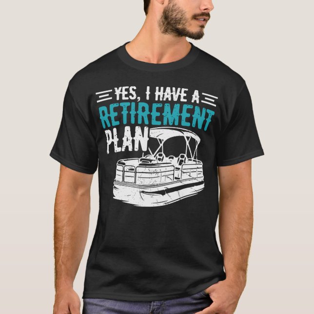 T-shirt Plan de retraite Pontoon (Devant)
