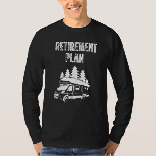 T-shirt Plan de retraite Voyage de caravane à la retraite