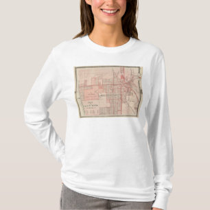T-shirt Plan des bluffs du Conseil, Pottawattamie Co