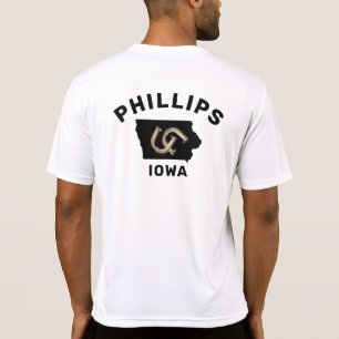 T-shirt Plan d'état du sport de Pitching en fer à cheval p