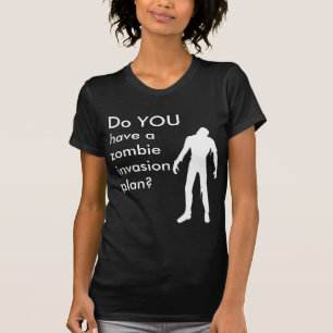 T-shirt Plan d'invasion de zombi