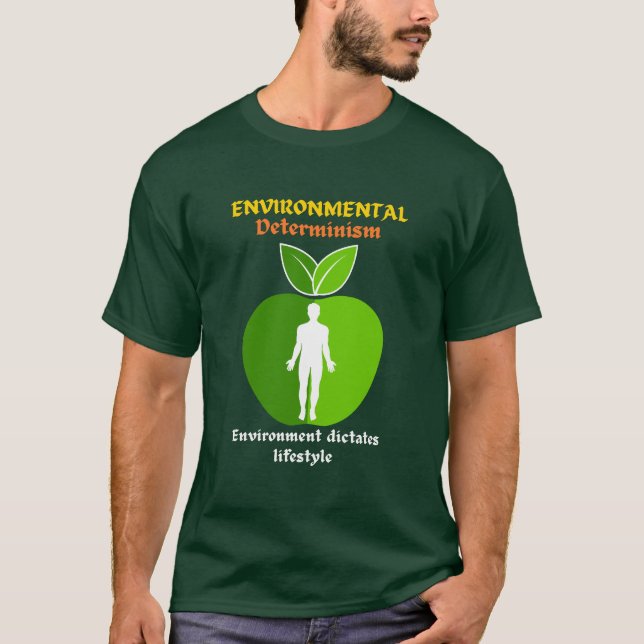 T-shirt Plan directeur de la nature : le déterminisme De l (Devant)