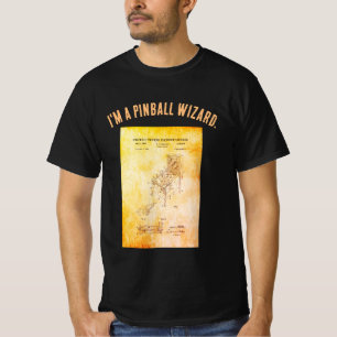 T-shirt Plan directeur du brevet Pinball Lover