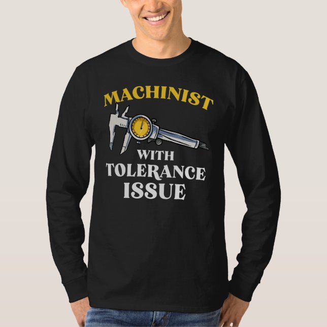 T-shirt Plan d'outil de l'opérateur de machine d'artisanat (Devant)