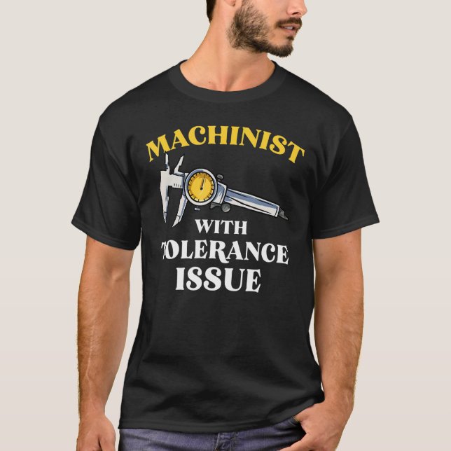T-shirt Plan d'outil de l'opérateur de machine d'artisanat (Devant)