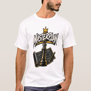 T-shirt Plan Maître Échecs Roi – Mentalité Stratégique et