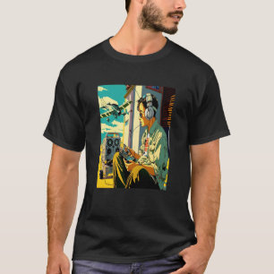 T-shirt Plan miniature Cool Rétro Radio Régulé Planes