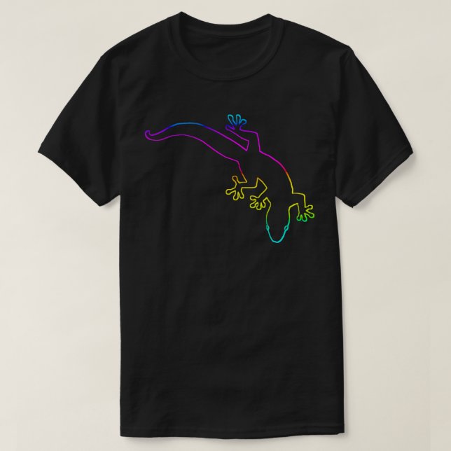 T-shirt Plan multicolore GECKO (Design devant)