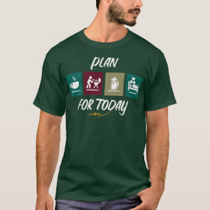 T-shirt Plan Pour La Journée Cuisine Viande Grill
