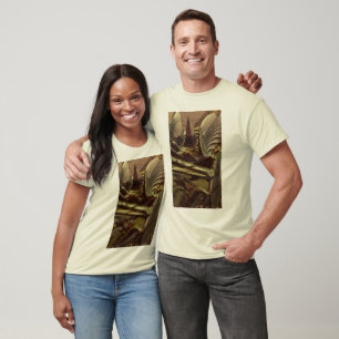 T-shirt Plan rapproché étranger de beauté d'ordure