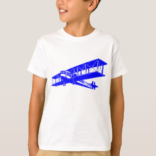 T-shirt Plan vintage - Bleu