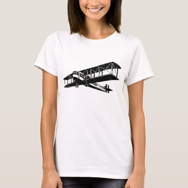 T-shirt Plan vintage - Noir (Devant)