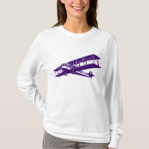 T-shirt Plan vintage - Violet profond