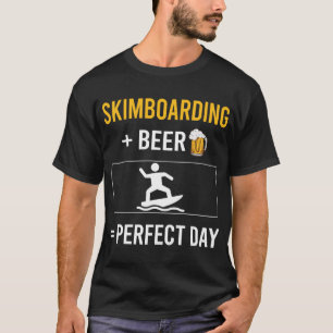 T-shirt Planchage sur eau peu profonde Planche de planchag