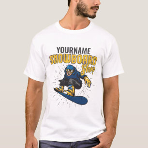 T-shirt Planche À Neige Sur Mesure Snowboard Shop Big Air