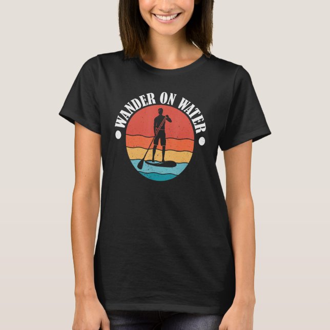 T-shirt Planche à paddle debout SUP planche d'eau paddleb (Devant)