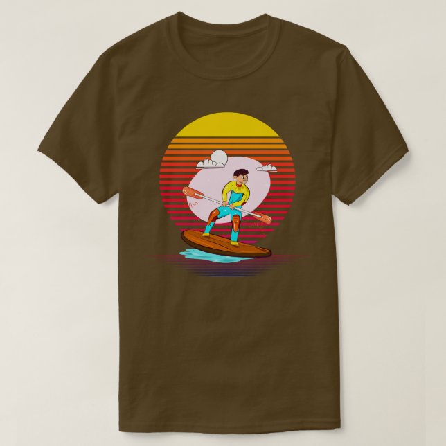 T-shirt Planche à paddle Vapor (Design devant)