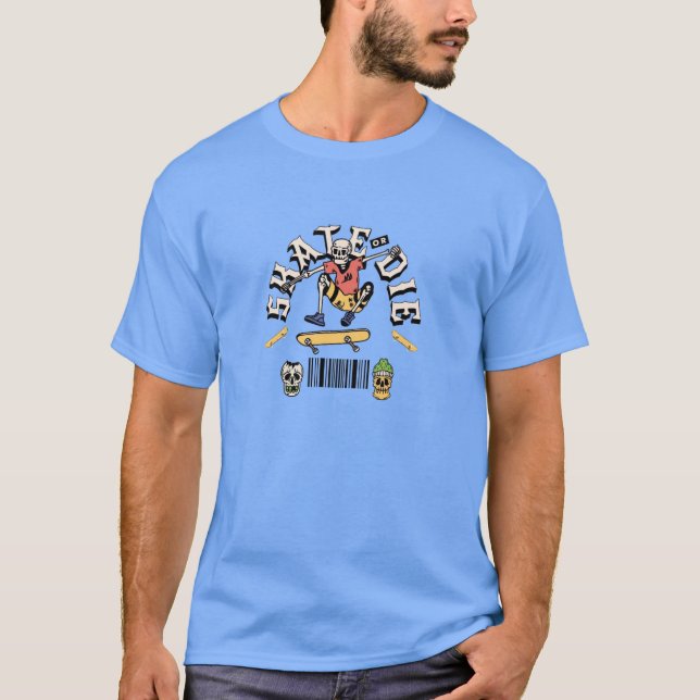 T-shirt planche à roulettes (Devant)