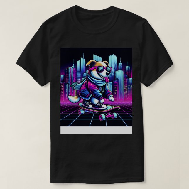 T-shirt Planche à roulettes 6 (Design devant)