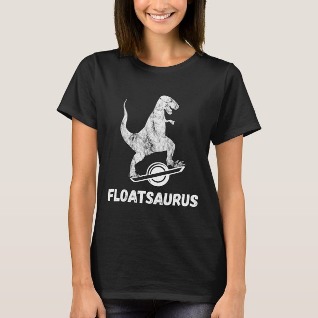 T-shirt Planche à roulettes électrique Float T-rex Saurus  (Devant)