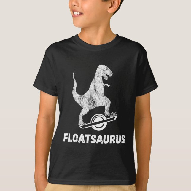 T-shirt Planche à roulettes électrique Float T-rex Saurus  (Devant)