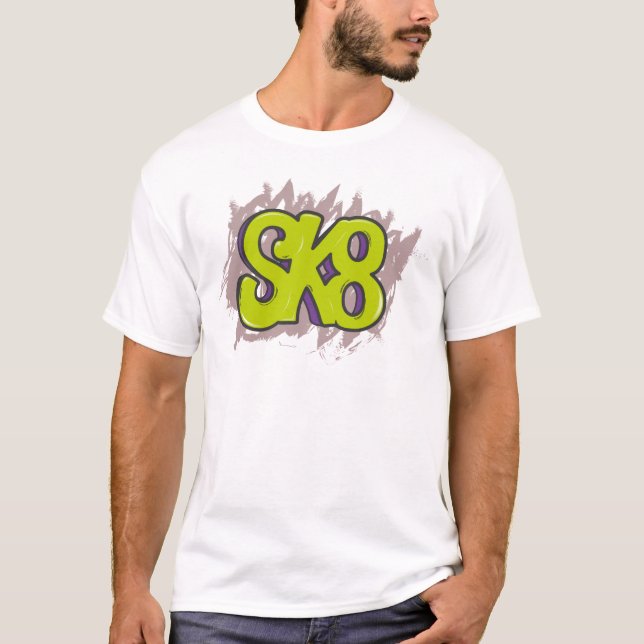 T-shirt Planche à roulettes SK8 Lifestyle (Devant)