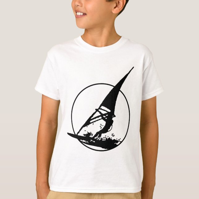 T-shirt planche à voile-30321 PLONGÉE SURF EAU DE SURF (Devant)