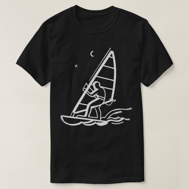 T-shirt Planche à voile Art (Design devant)