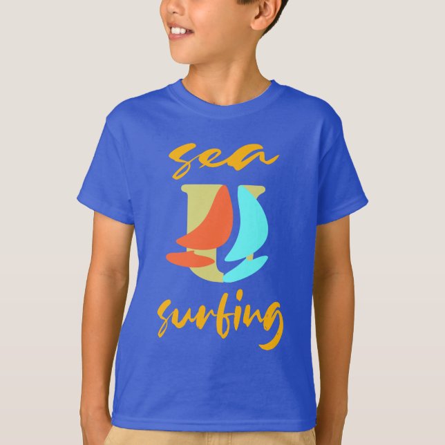 T-shirt Planche à voile Cool (Devant)