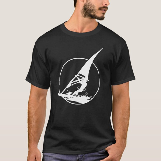 T-shirt Planche à voile Cool Surf d'été Tee (Devant)