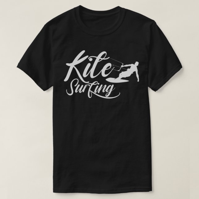 T-shirt Planche à voile Kitesurf Kitesurfeur Kiting Surfin (Design devant)