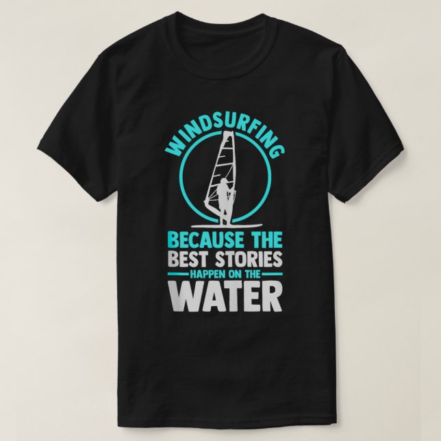 T-shirt Planche à voile Planche à voile 14 (Design devant)
