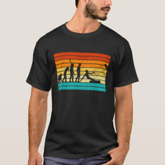 T-shirt Planche à voile Rétro Evolution Kitesurfeur