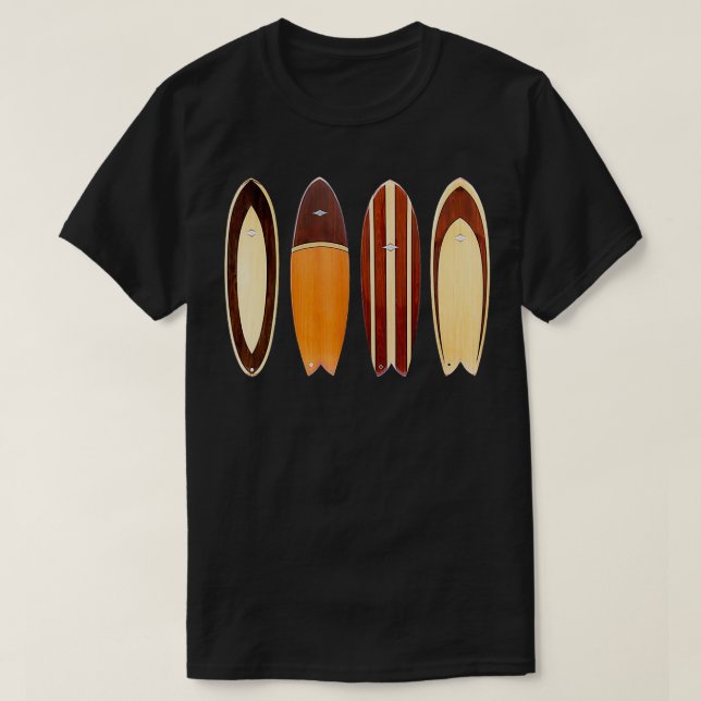 T-shirt Planche à voile Vintage Rétro (Design devant)