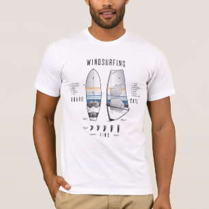 T-shirt Planche à voile, voile et lexique de Fins