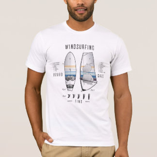 T-shirt Planche à voile, voile et lexique de Fins